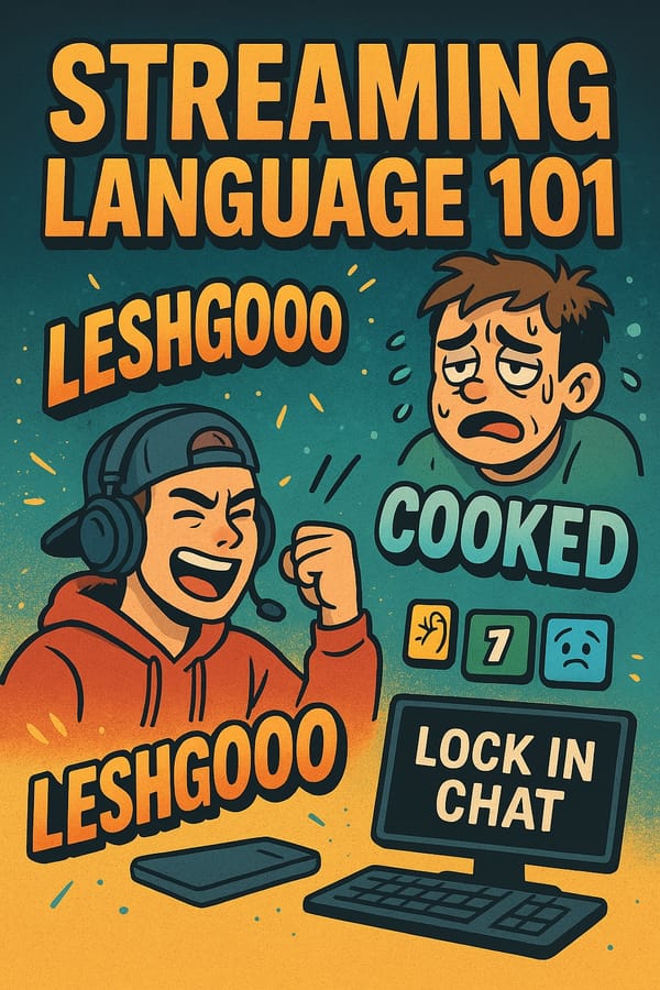 Streaming Language 101: Cooked, Rinsed, and Leshgooo